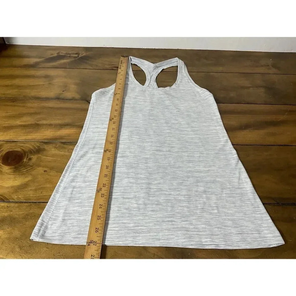 Lululemon Cool Racerback Gray Tank Top - Picture 2 of 6